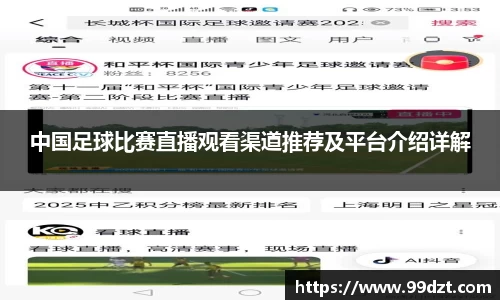 中国足球比赛直播观看渠道推荐及平台介绍详解
